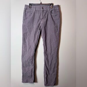 Vineyard Vines Men’s 5 Pocket Pant Gray Corduroy Pants 34X34